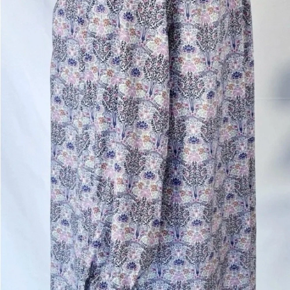 J.Crew Liberty Fabric Floral Button Front Tunic Size M - Picture 7 of 10